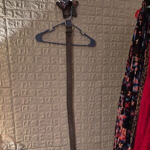 bke xl leather belt with bling and studs never worn